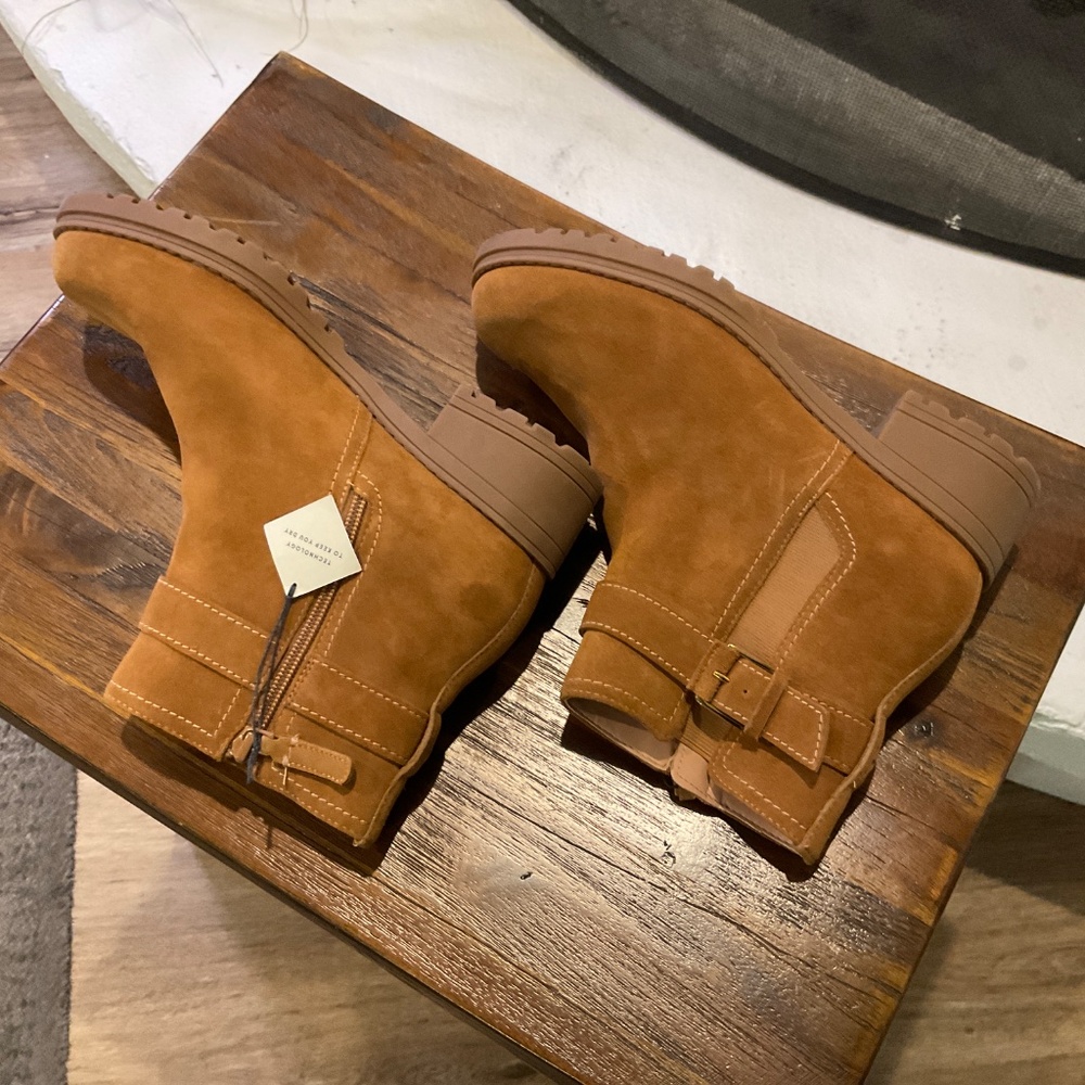 Cole Haan Brown Ankle Boots - Picture 5 of 8